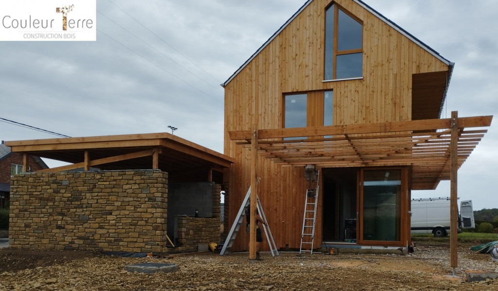 maison bardage en bois