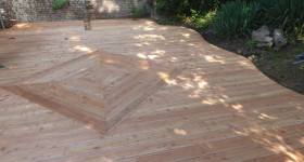 terrasse extérieure en bois